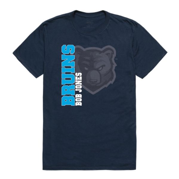 FinalFan Bob Jones University Bruins Ghost College T-Shirt&#44; Navy - Small