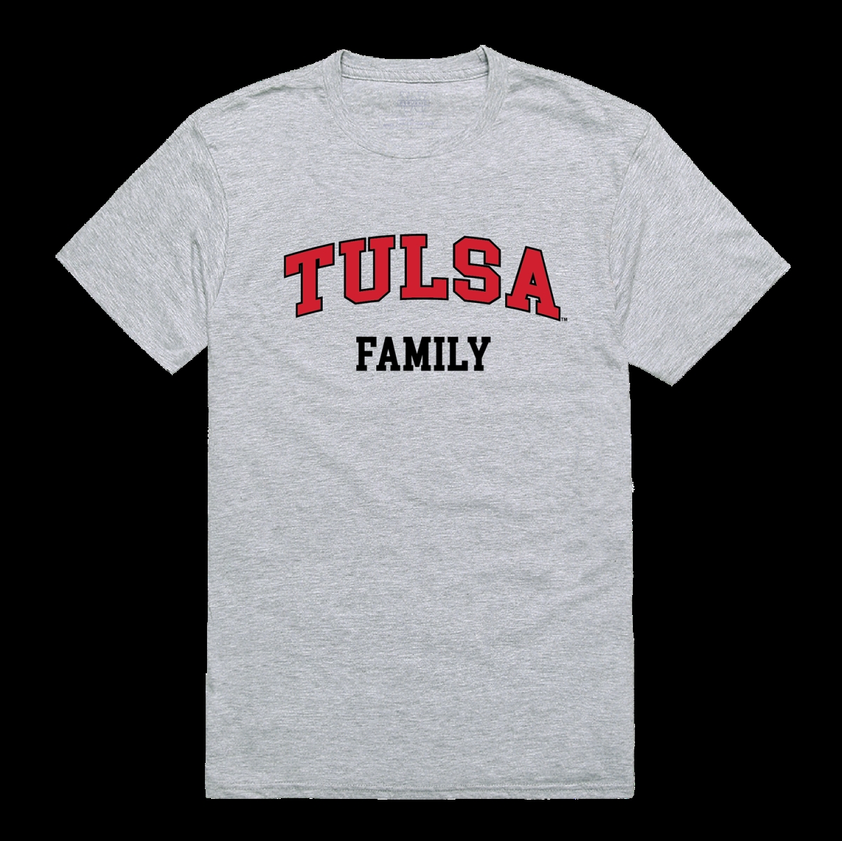 FinalFan University of Tulsa Golden Hurricane Family T-Shirt&#44; Heather Grey - 2XL