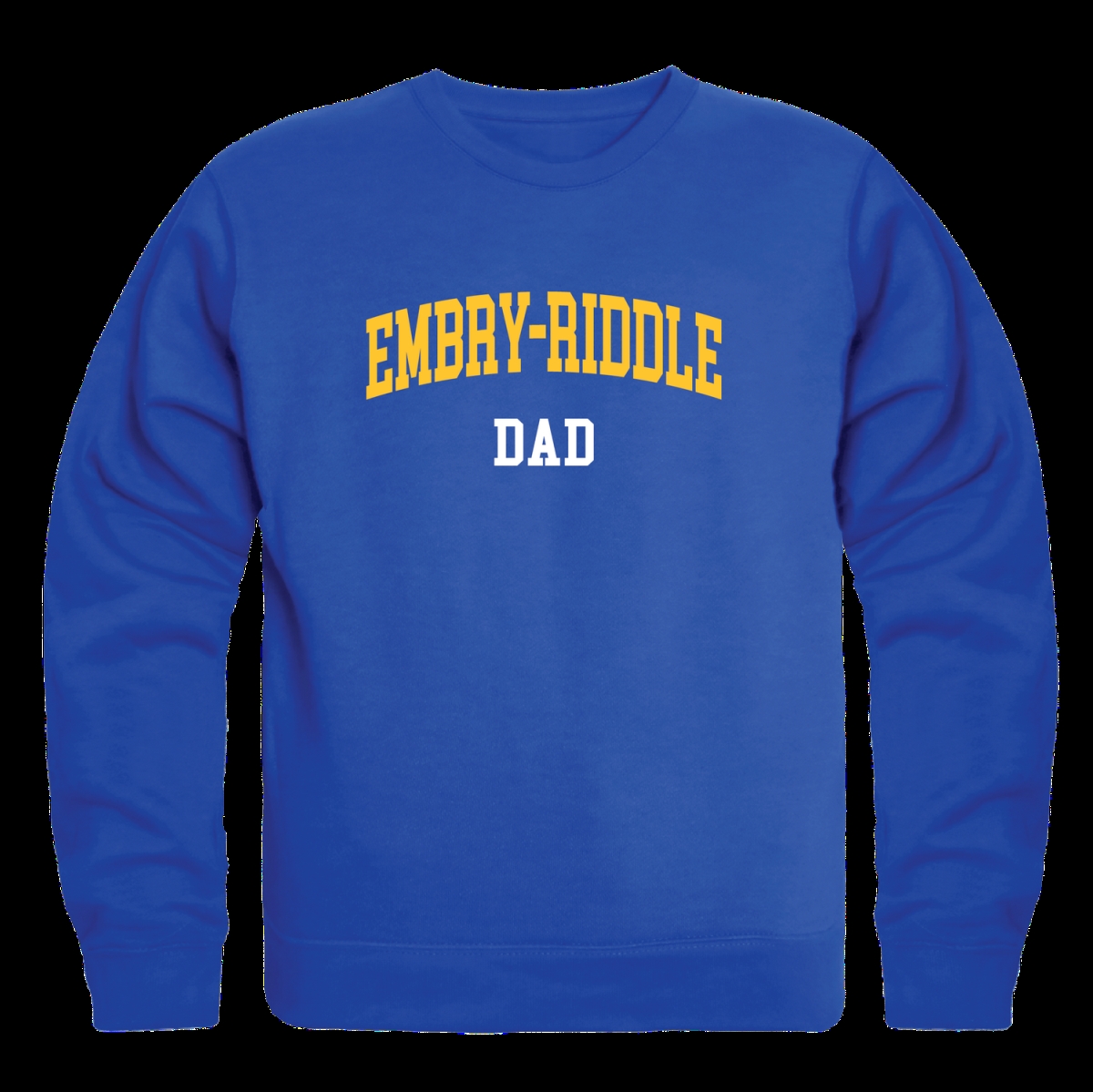 FinalFan Embry-Riddle Aeronautical University Eagles Dad Crewneck Sweatshirt&#44; Royal - Extra Large