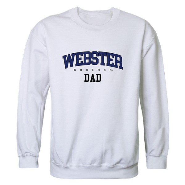 FinalFan Webster University Gorlocks Dad Crewneck Sweatshirt&#44; White - 2XL
