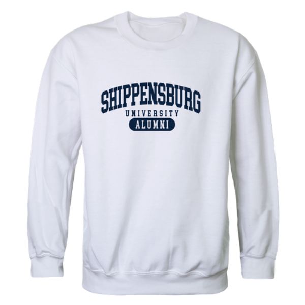 FinalFan Shippensburg University Raiders Alumni Fleece Pullover Crewneck Sweatshirt&#44; White - Medium