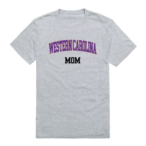 FinalFan Western Carolina University College Mom T-Shirt&#44; Heather Grey - Small