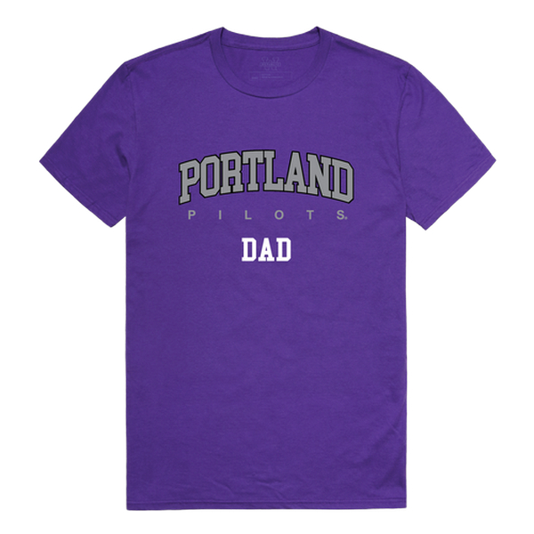 FinalFan University of Portland Mens College Dad T-Shirt&#44; Purple - Medium