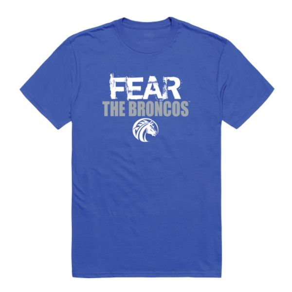 FinalFan Fayetteville State University Broncos Fear College T-Shirt&#44; Royal - Medium