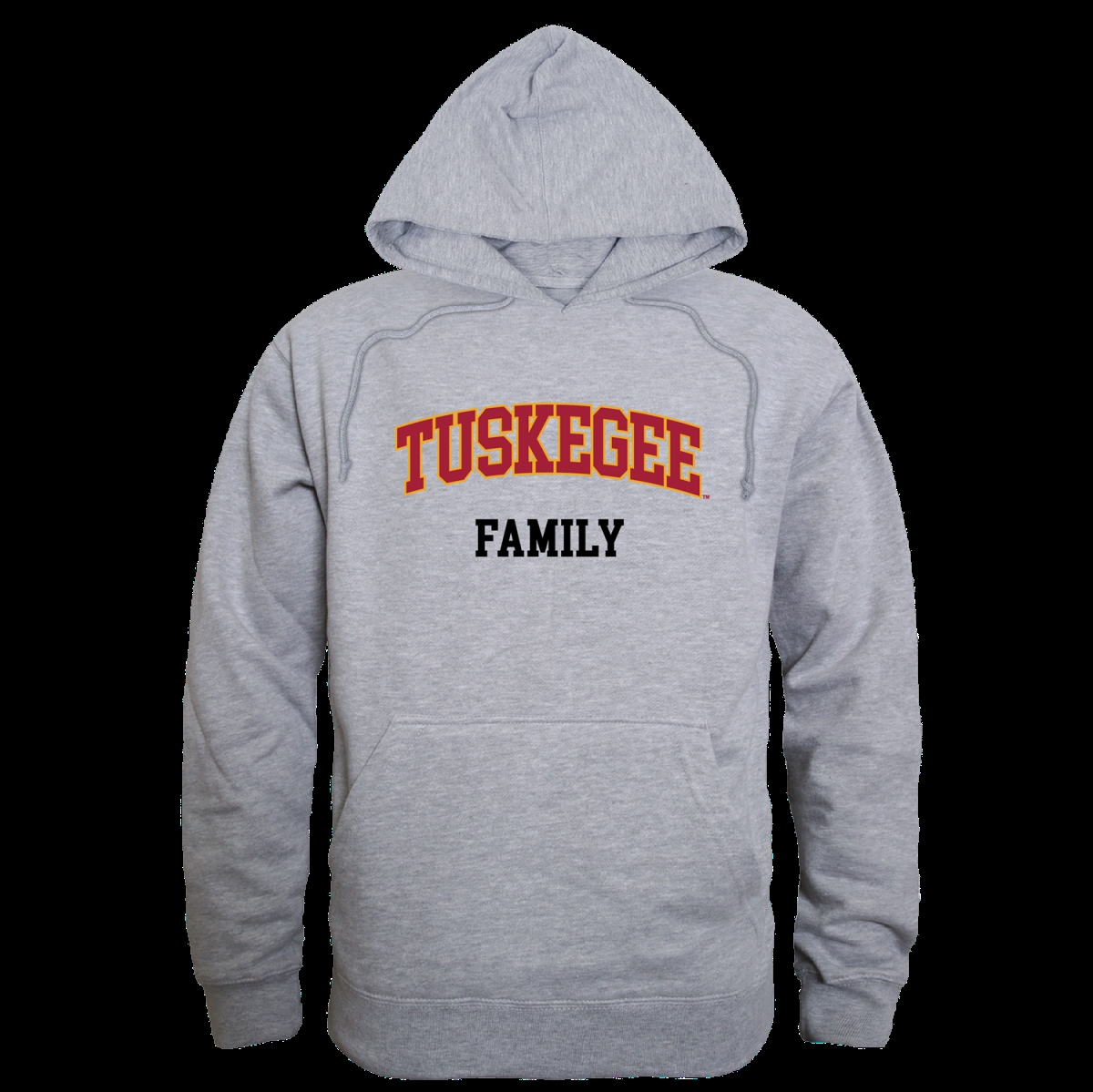 FinalFan Tuskegee University Tigers Family Hoodie&#44; Heather Grey - Medium