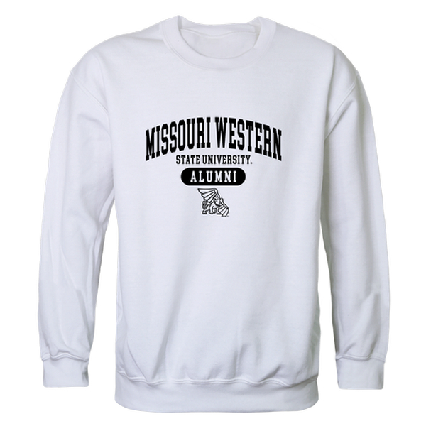 LogoLovers Missouri Western State University Alumni Fleece T-Shirt&#44; White - Medium