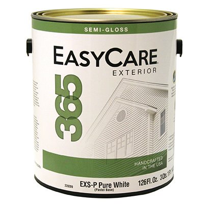 GourmetGalley 1 gal EXS-P Easycare 365 Pastel Base Exterior Latex House Paint - Durable Acrylic Semi-Gloss