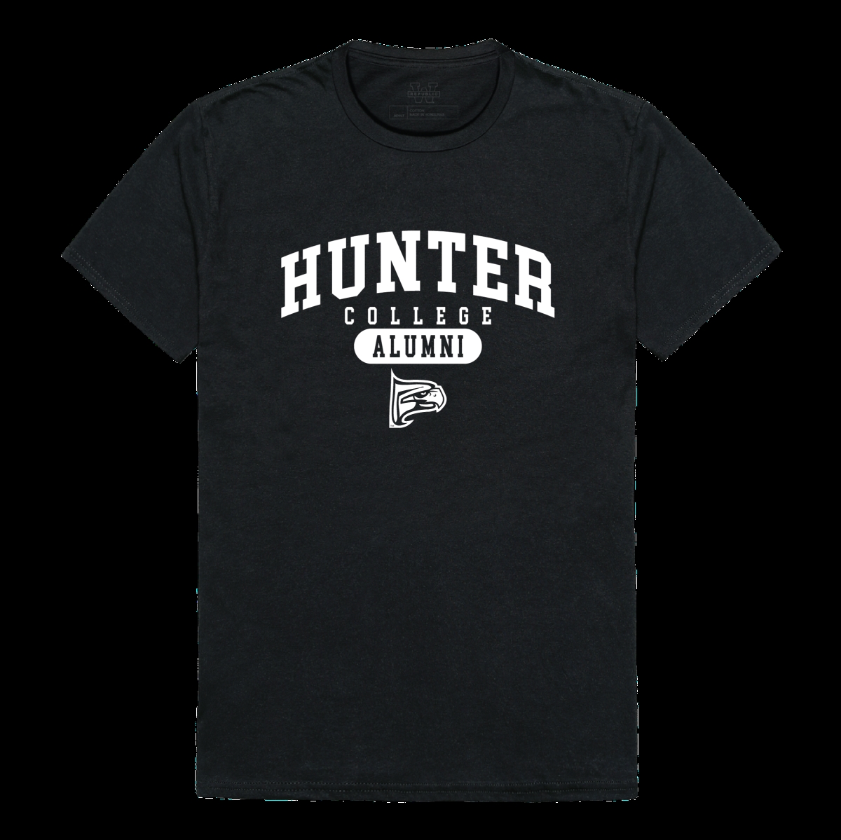 FinalFan Hunter College Hawks Alumni T-Shirt&#44; Black - 2XL