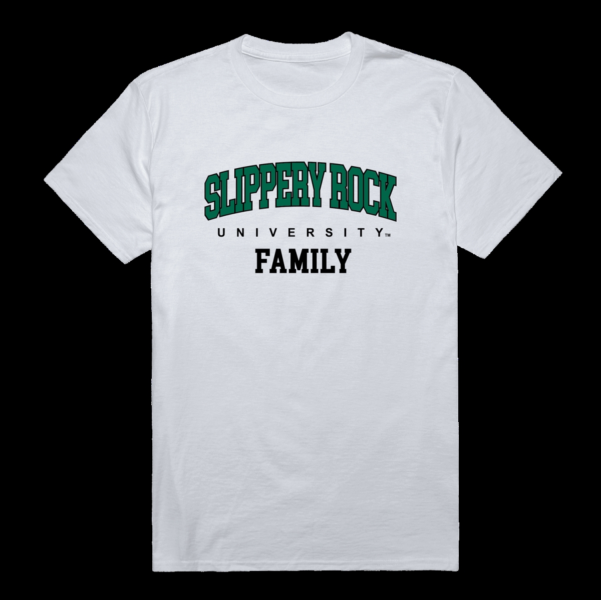 FinalFan Slippery Rock University The Rock Family T-Shirt&#44; White - Large