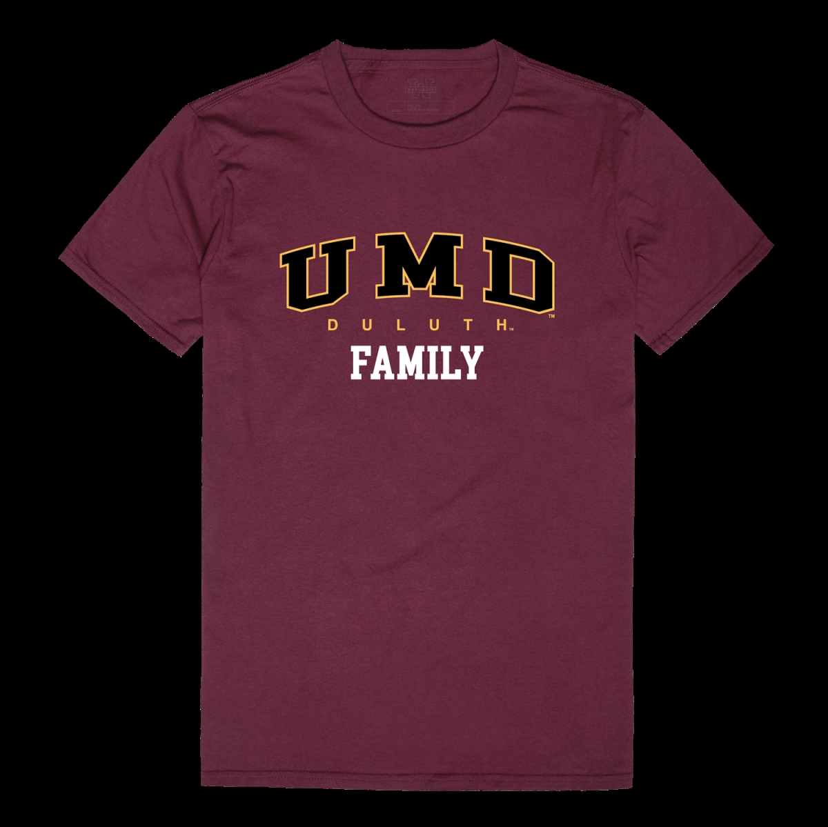 FinalFan University of Minnesota Duluth Bulldogs Family T-Shirt&#44; Maroon - Large