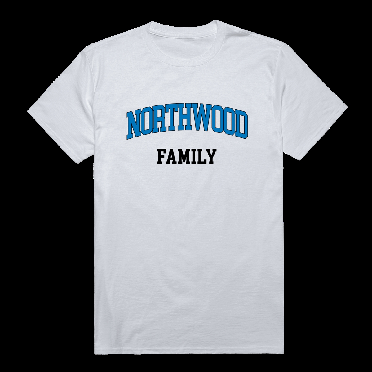 FinalFan Northwood University Timberwolves Family T-Shirt&#44; White - Extra Large