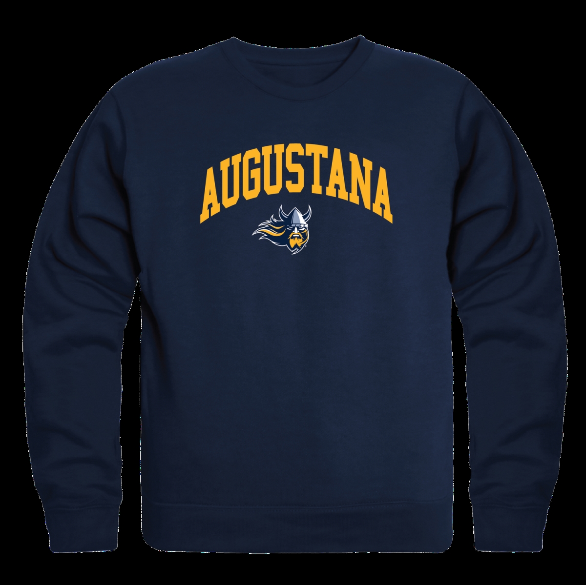 FinalFan Augustana University Vikings Campus Crewneck Sweatshirt&#44; Navy - Medium