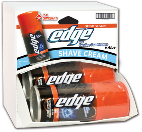 PartyPros Edge Shaving Gel Dispensit Case 2.75 oz 12 Count Case of 48