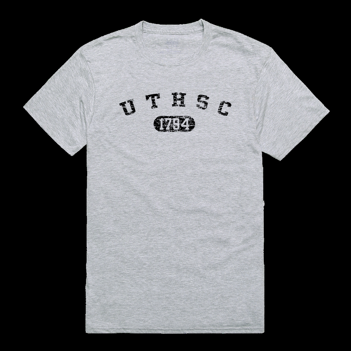 FinalFan The University of Tennessee Health Science Center Distressed Arch College T-Shirt&#44; Heather Grey - Small