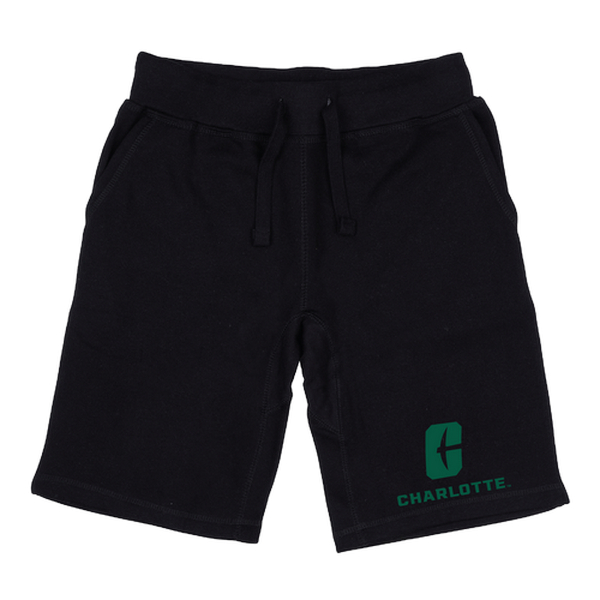 FinalFan Men North Carolina Charlotte 49Ers Premium Shorts&#44; Black - Medium