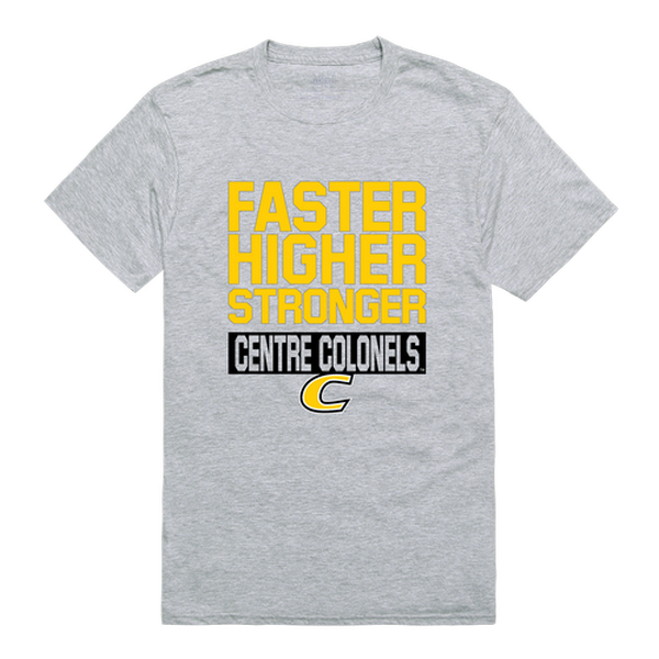FinalFan NCAA Centre College Colonels Workout T-Shirt&#44; Heather Gray - Small