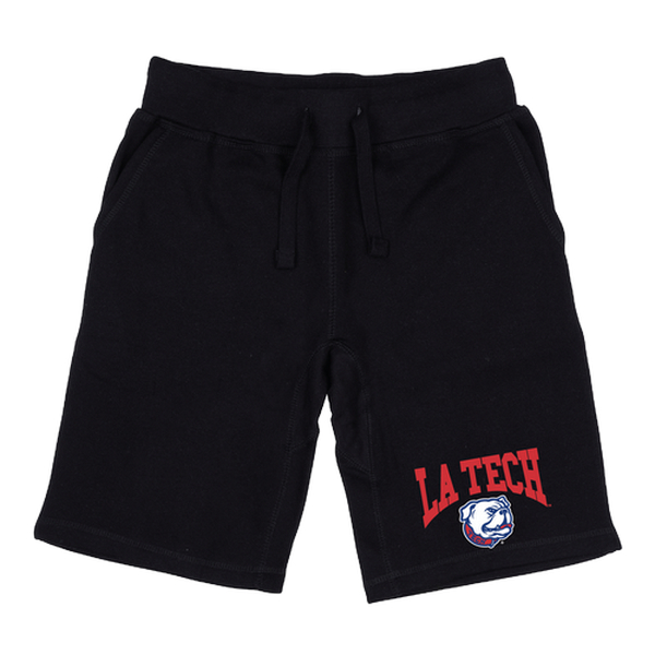 FinalFan Men Louisiana Tech Bulldogs Premium Shorts&#44; Black - 2XL