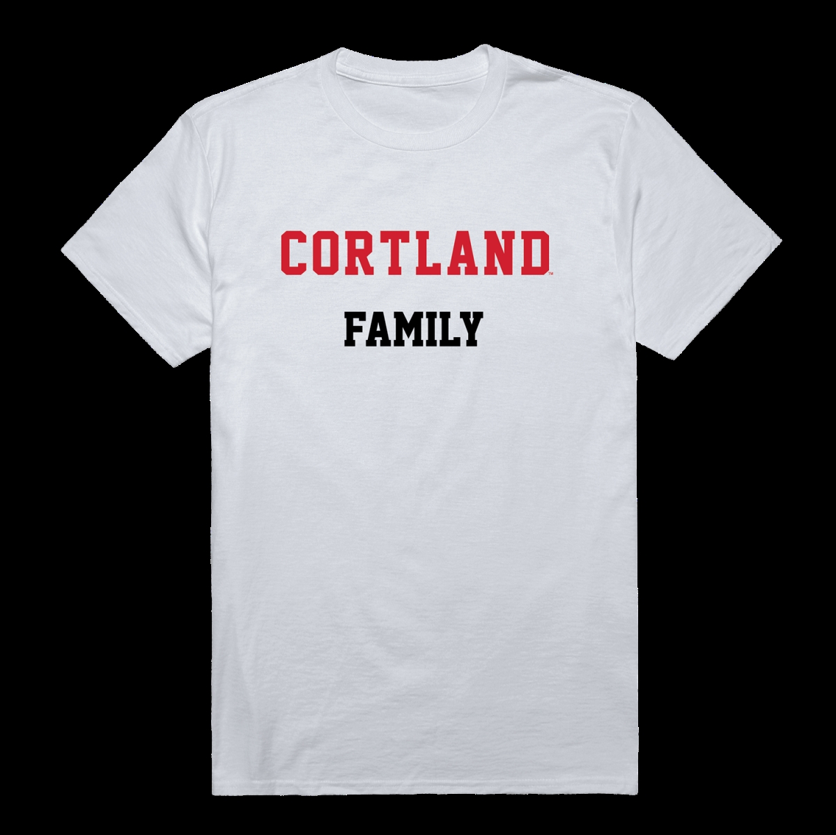 FinalFan The State University of New York Cortland Red Dragons Family T-Shirt&#44; White - Medium
