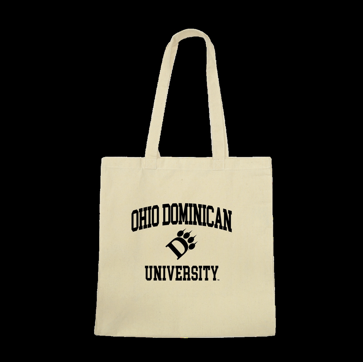 FinalFan Ohio Dominican Panthers Institutional Seal Tote Bags&#44; Natural - One Size