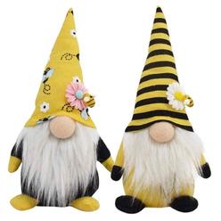 Surprise 8 in. Honey Bee Gnomes - Set of 2