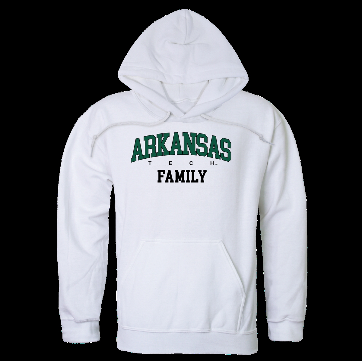 FinalFan Arkansas Tech University Wonder Boys Family Hoodie&#44; White - Small