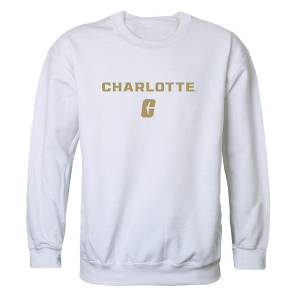 FinalFan University of North Carolina at Charlotte Campus Crewneck T-Shirt&#44; White 2 - Large