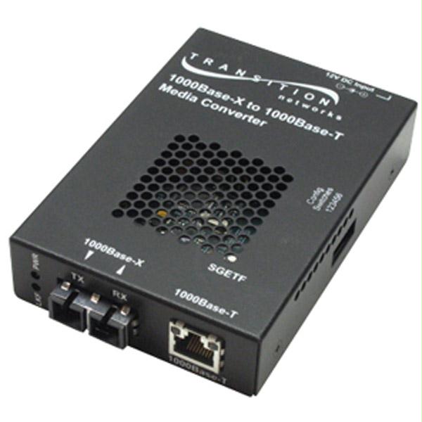 BoomBox SGETF1013-110 Gigabit Ethernet Stand-Alone Media Converter