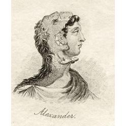 BrainBoosters Alexander The Great 356Bc - 323Bc Ancient Greek King of Macedonia From The Book Crabbs Historical Dictionary Published 1825 Post