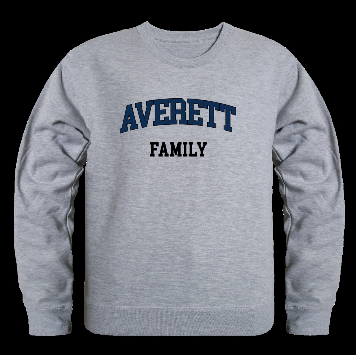 FinalFan Averett University Cougars Family Crewneck Sweatshirt&#44; Heather Grey - Medium