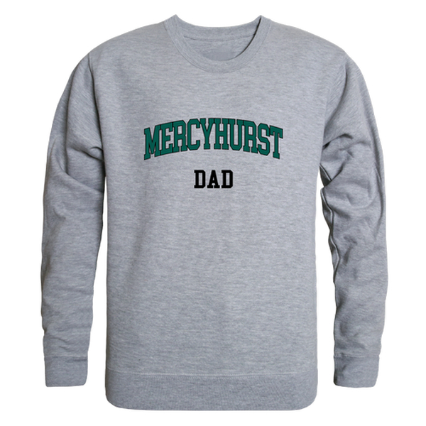 FinalFan Mercyhurst University Lakers Dad Crewneck Sweatshirt&#44; Heather Grey - Large