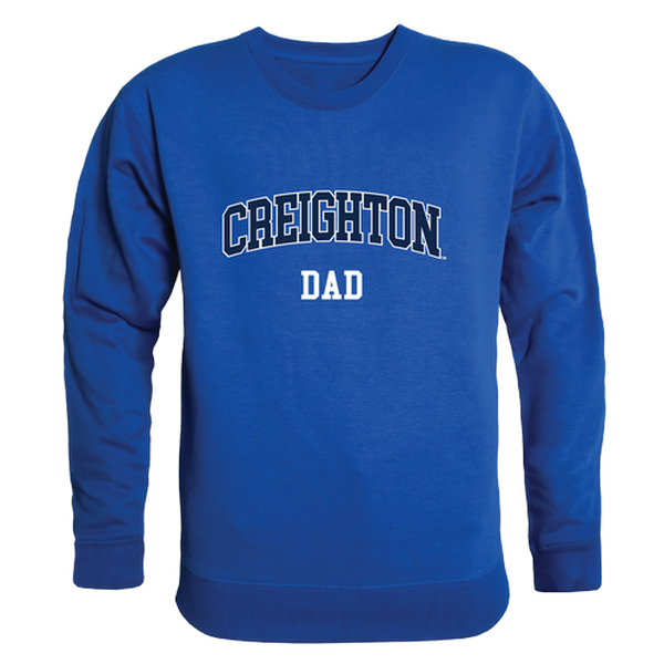 LogoLovers Creighton University Dad Crewneck T-Shirt&#44; Royal Blue - Extra Large