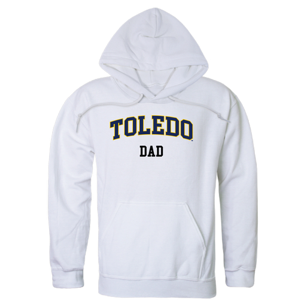 FinalFan Men Toledo Rockets Dad Hoodie&#44; White - Extra Large