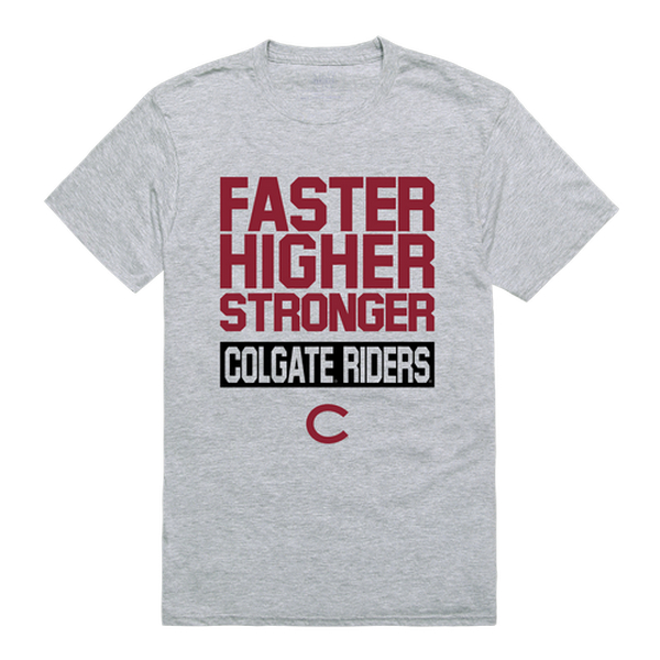FinalFan Colgate University Men Workout T-Shirt&#44; Heather Grey - Large