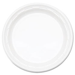 SeasonSuprise Famous Service Plastic Impact Dinnerware - Plate - White - 9in.