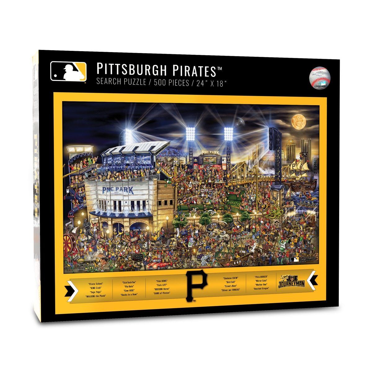 Souvenirs Pittsburgh Pirates Joe Journeyman Puzzle - 500 Piece