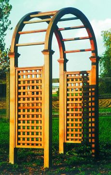 Bbq Innovations Classic Arbor - Natural Wood 42in. Opening with Four 8 Posts