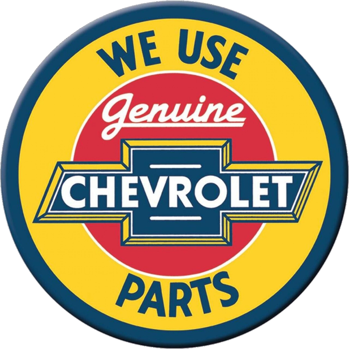 Standalone We Use Genuine Chevrolet Parts Retro Style Magnet