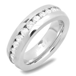 Jewelry Ladies Stainless Steel Band Ring- Size - 6