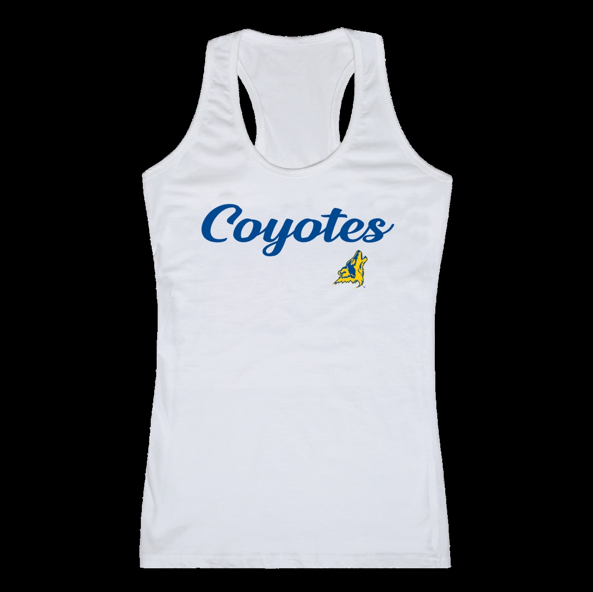 FinalFan College of Southern Nevada Coyotes Script Tank Top&#44; White - Large