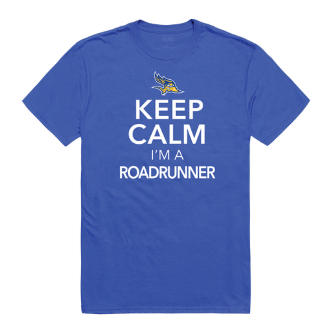 FinalFan California Polytechnic State University Bakersfield Roadrunners Keep Calm T-Shirt&#44; Royal - 2XL