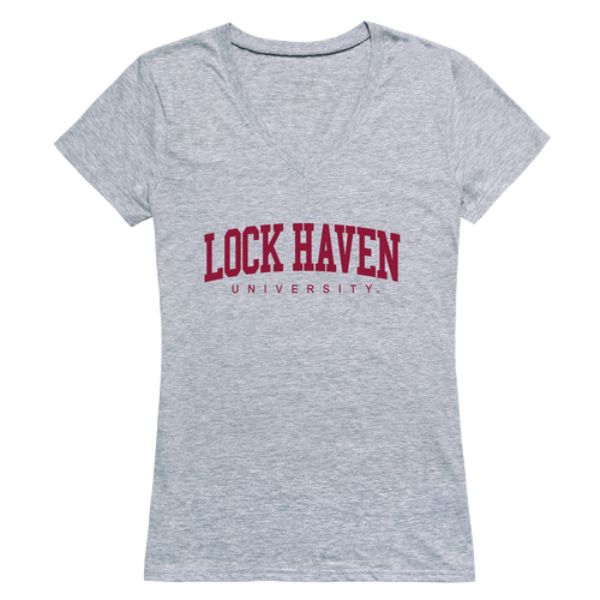 FinalFan Lock Haven University Bald Eagles Game Day Women T-Shirt&#44; Heather Grey - Extra Large