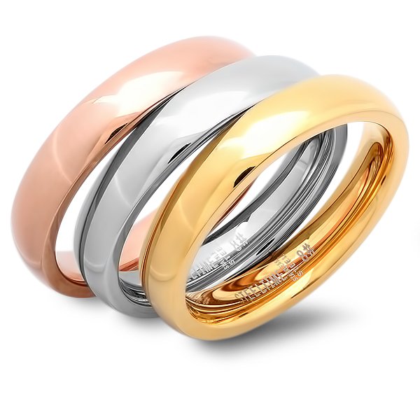 Jewelry Ladies Stackable Plain Band Ring- Size - 7