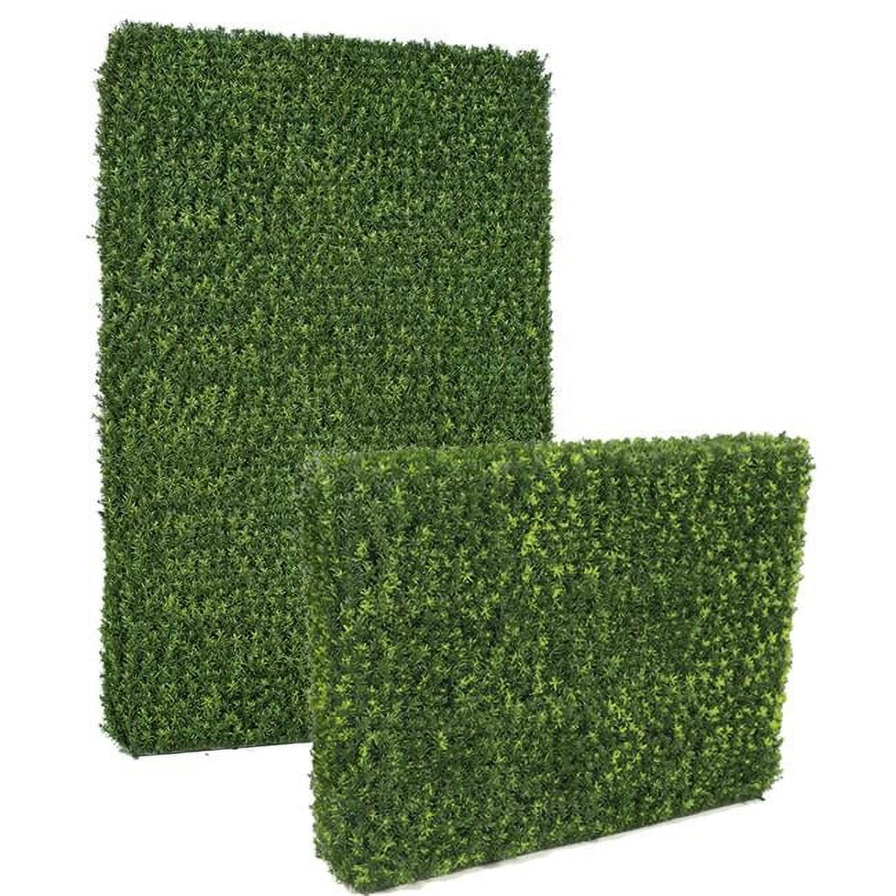 Surprise 48 in. UV Artificial Taxus Yew Hedges&#44; Light Green