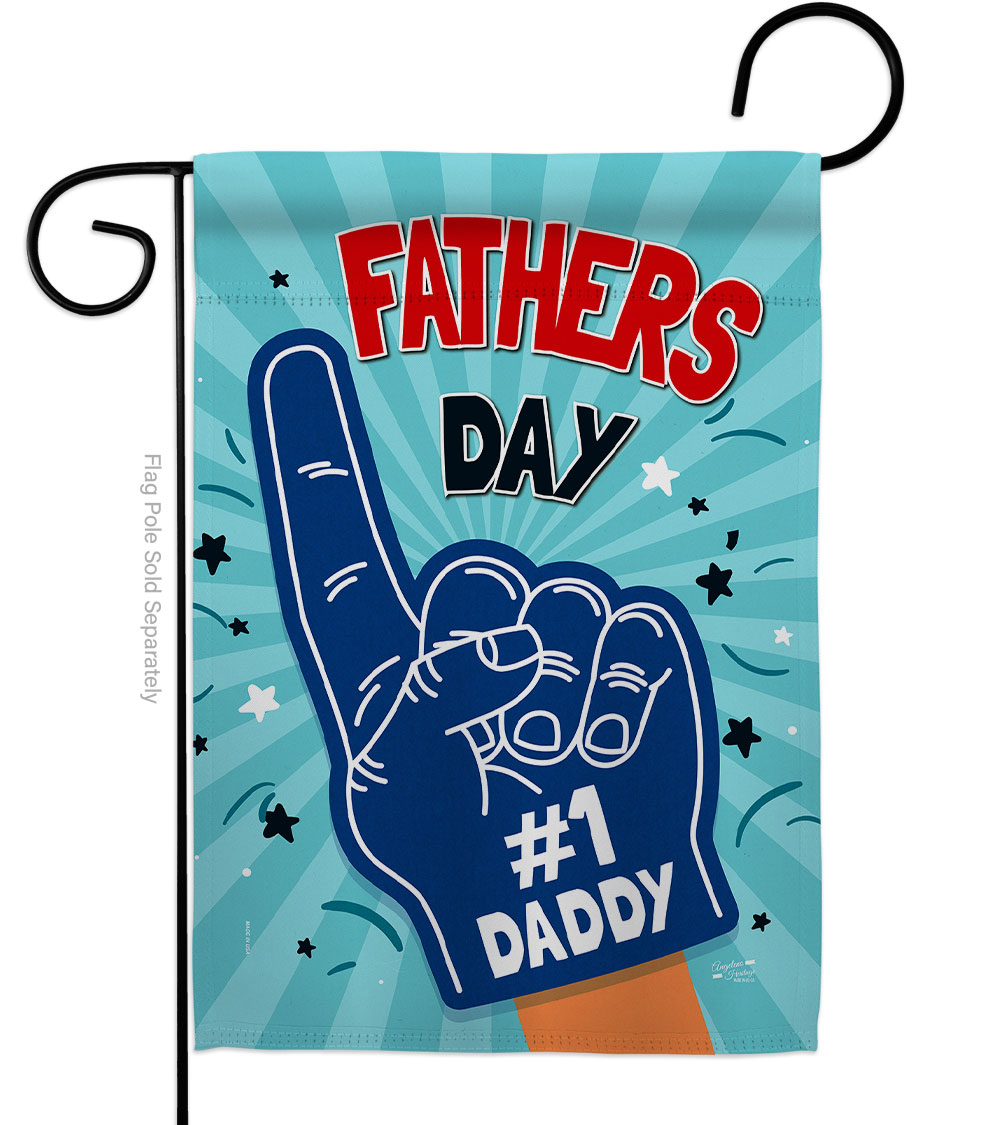 Patio Trasero G135350-BO 1 Daddy Family Father Day 13 x 18.5 in. Double-Sided Decorative Vertical Garden Flags for House Decoration Banner Yar