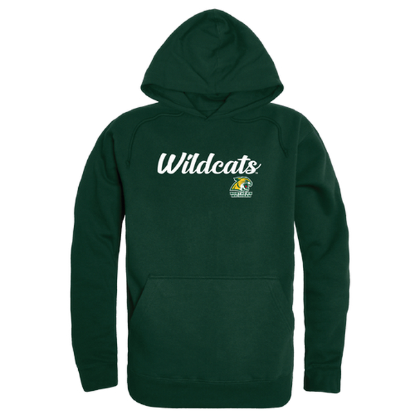 LogoLovers Northern Michigan University Script Hoodie&#44; Forest Green - Small