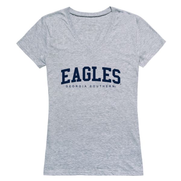 FinalFan NCAA Georgia Southern Eagles Game Day Women T-Shirt&#44; Heather Grey - 2XL