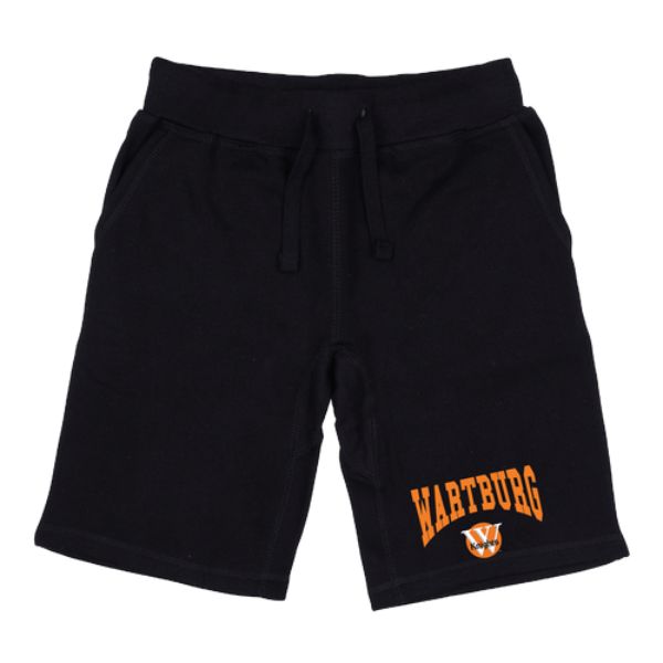 FinalFan Wartburg College Knights Premium Shorts&#44; Black - Extra Large