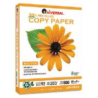 CoolCrafts UNV20030 30% Recycled Copy Paper - White