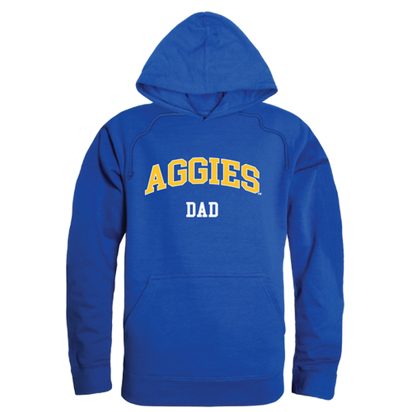 FinalFan North Carolina Agricultural & Technical State University Aggies Dad Hoodie&#44; Royal - Large