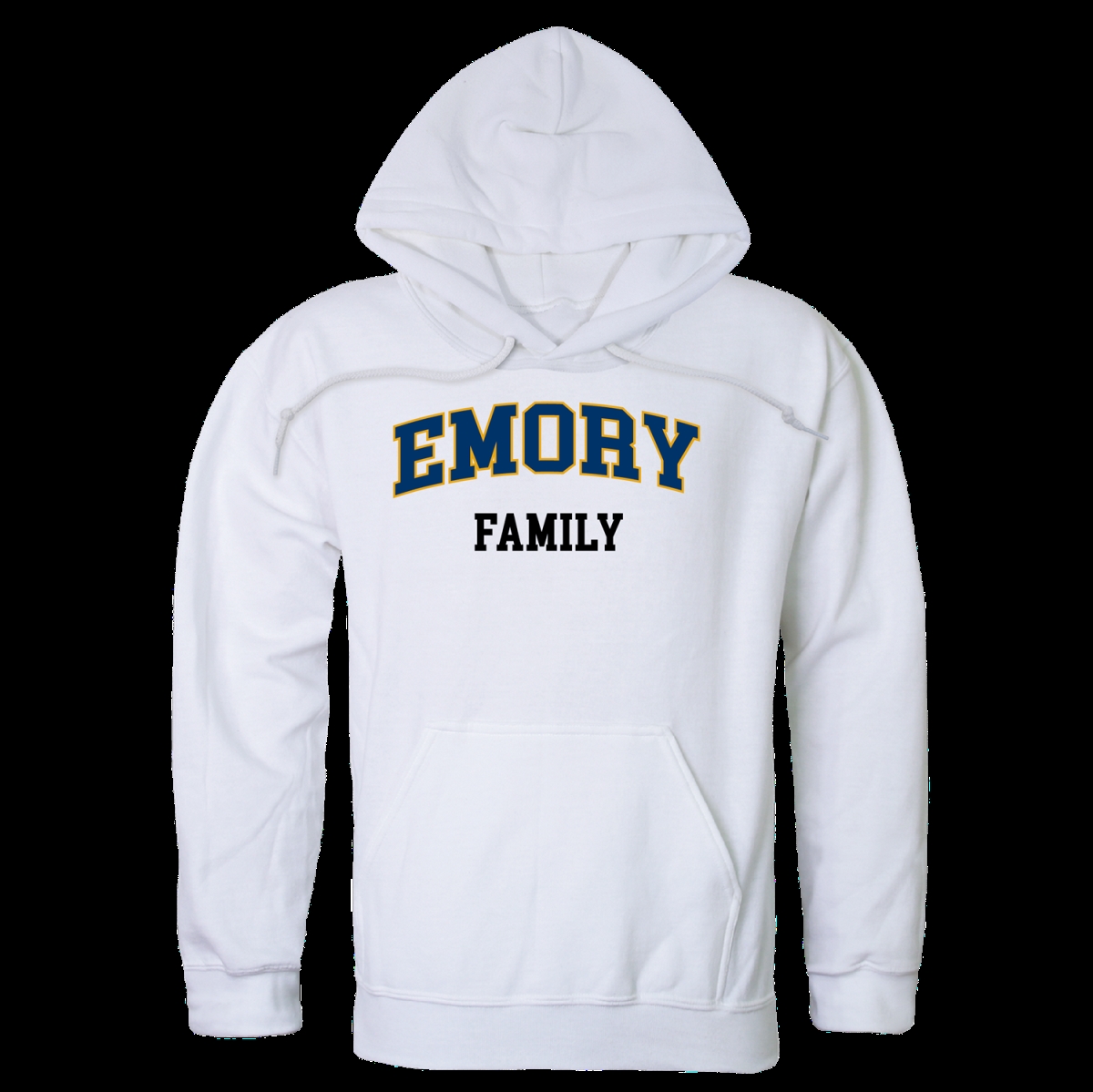 FinalFan Emory University Eagles Family Hoodie&#44; White - Small